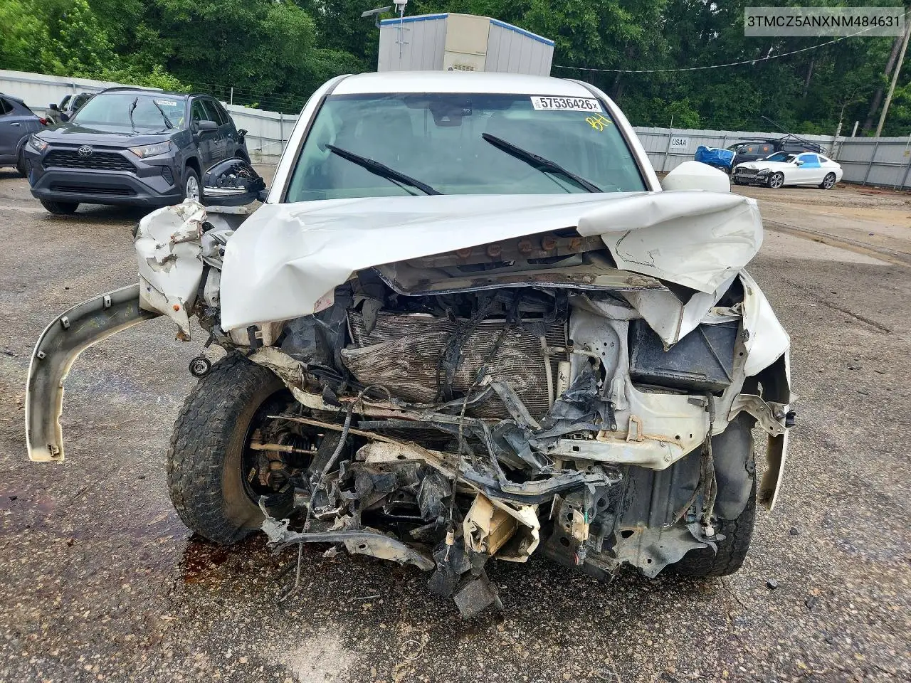 2022 Toyota Tacoma Sr5 V6 VIN: 3TMCZ5ANXNM484631 Lot: 57536426