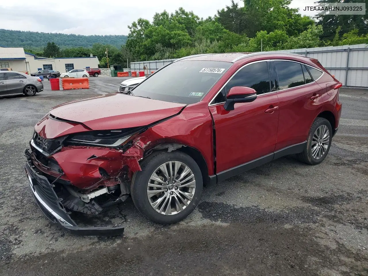 2022 Toyota Venza Xle VIN: JTEAAAAH2NJ093225 Lot: 57750576