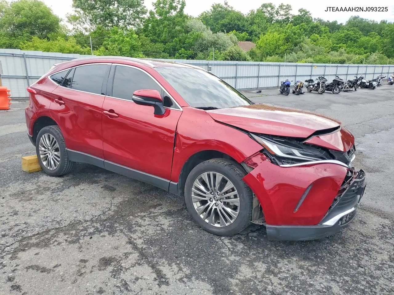 2022 Toyota Venza Xle VIN: JTEAAAAH2NJ093225 Lot: 57750576
