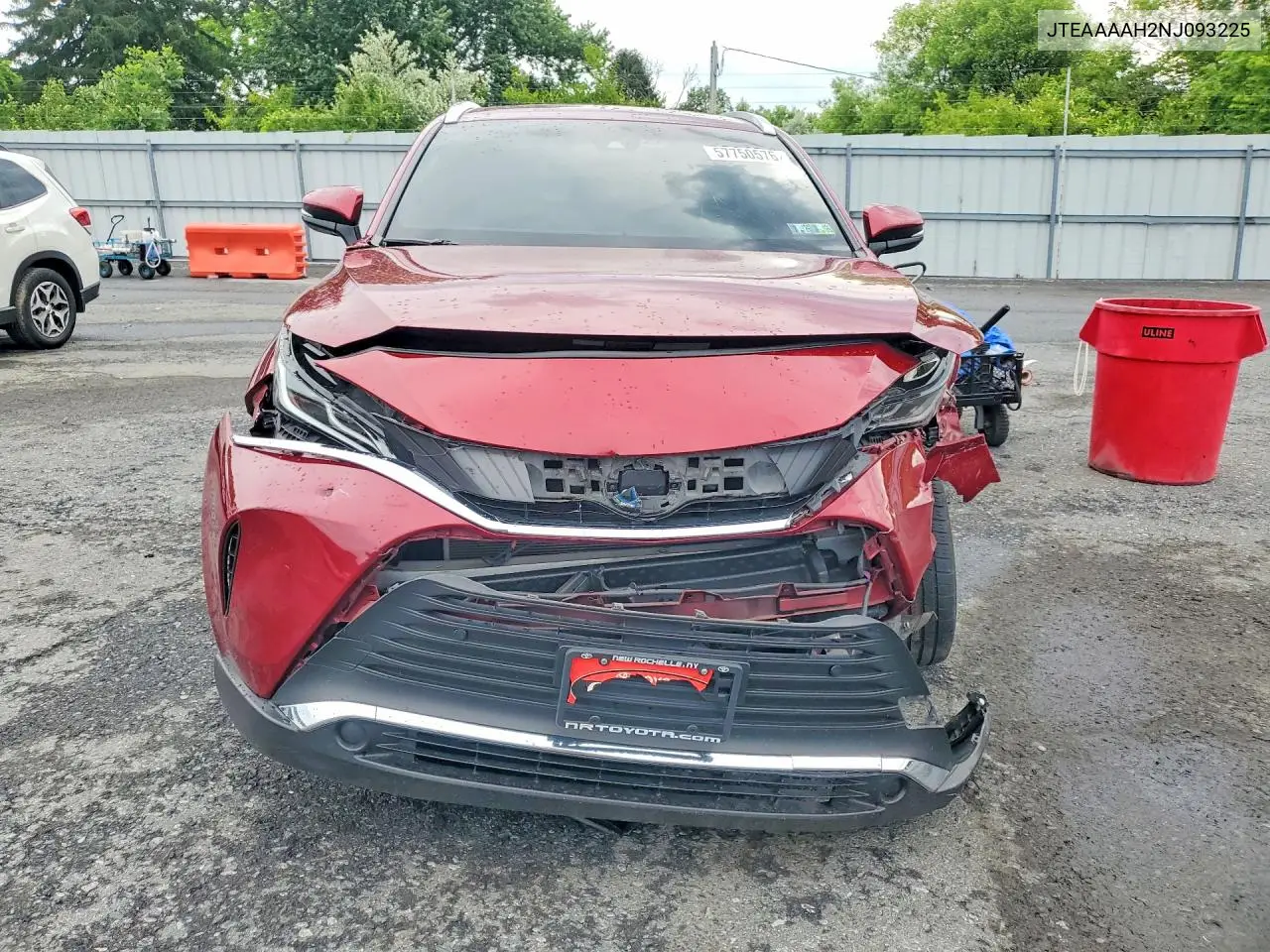 2022 Toyota Venza Xle VIN: JTEAAAAH2NJ093225 Lot: 57750576