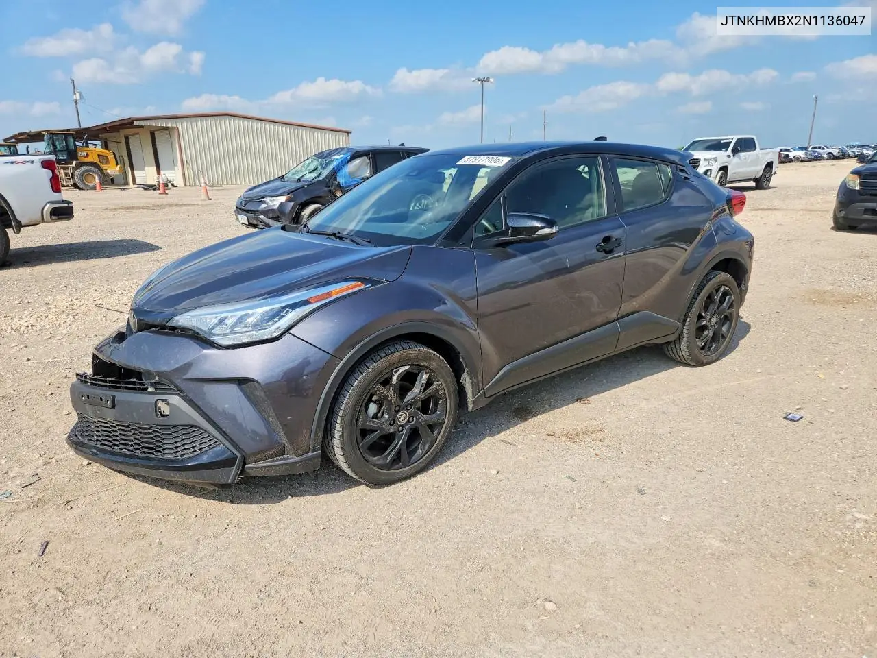 2022 Toyota C-Hr Nightshade VIN: JTNKHMBX2N1136047 Lot: 57917906