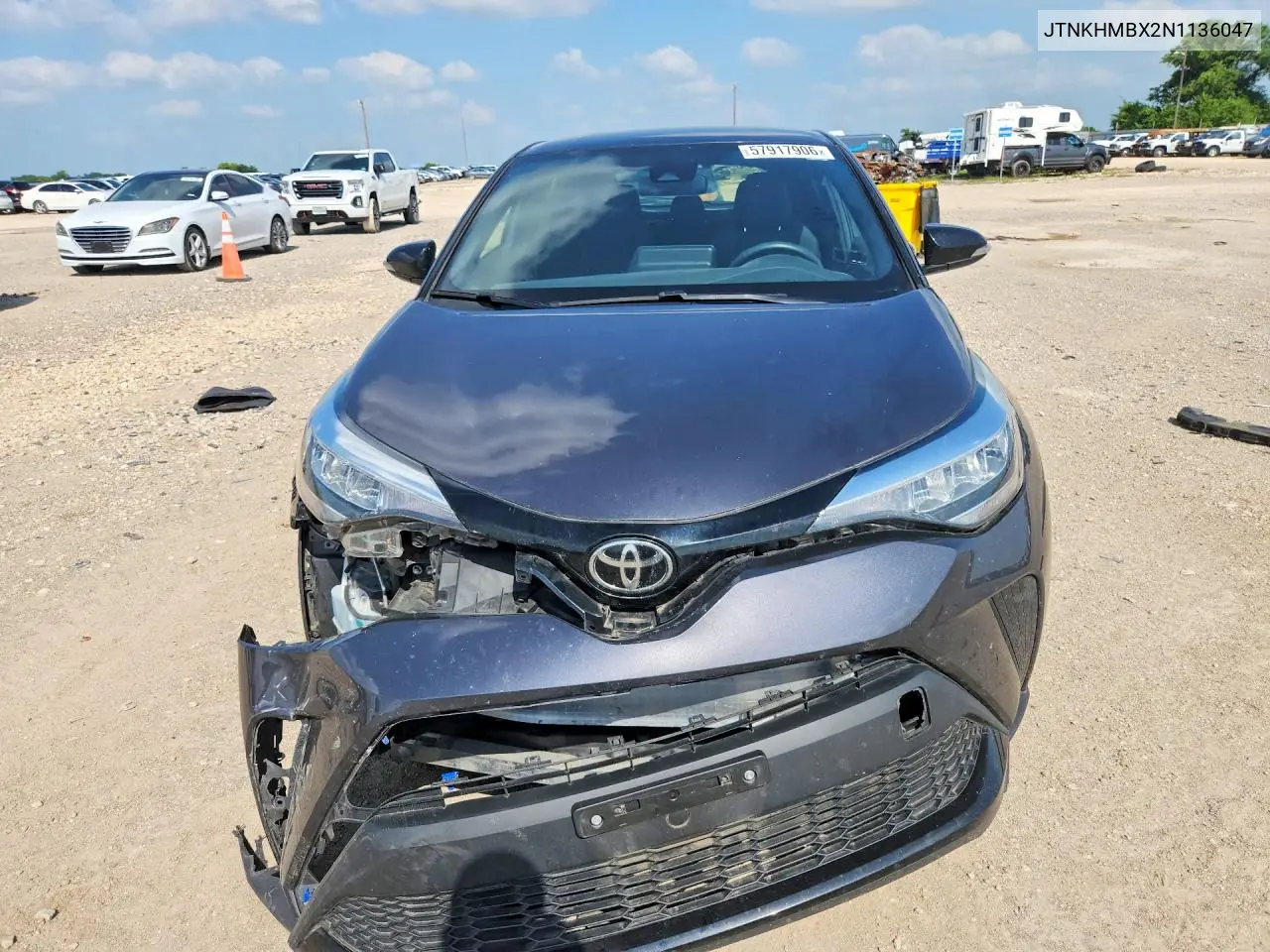 2022 Toyota C-Hr Nightshade VIN: JTNKHMBX2N1136047 Lot: 57917906