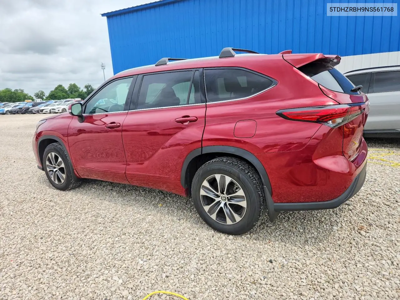 2022 Toyota Highlander Xle VIN: 5TDHZRBH9NS561768 Lot: 58153336