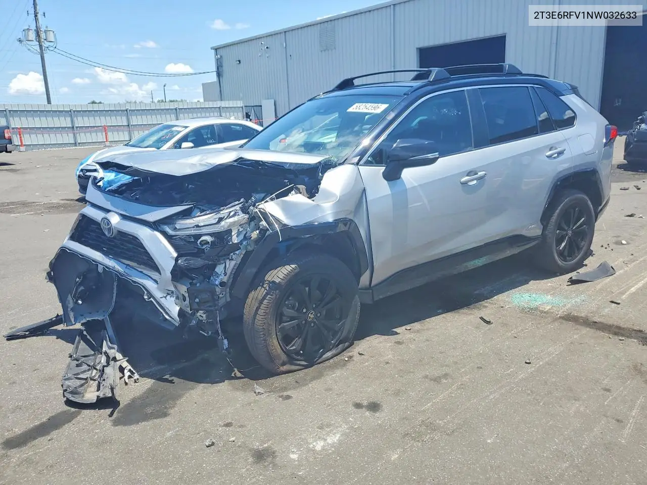 2022 Toyota Rav4 Xse VIN: 2T3E6RFV1NW032633 Lot: 58254596