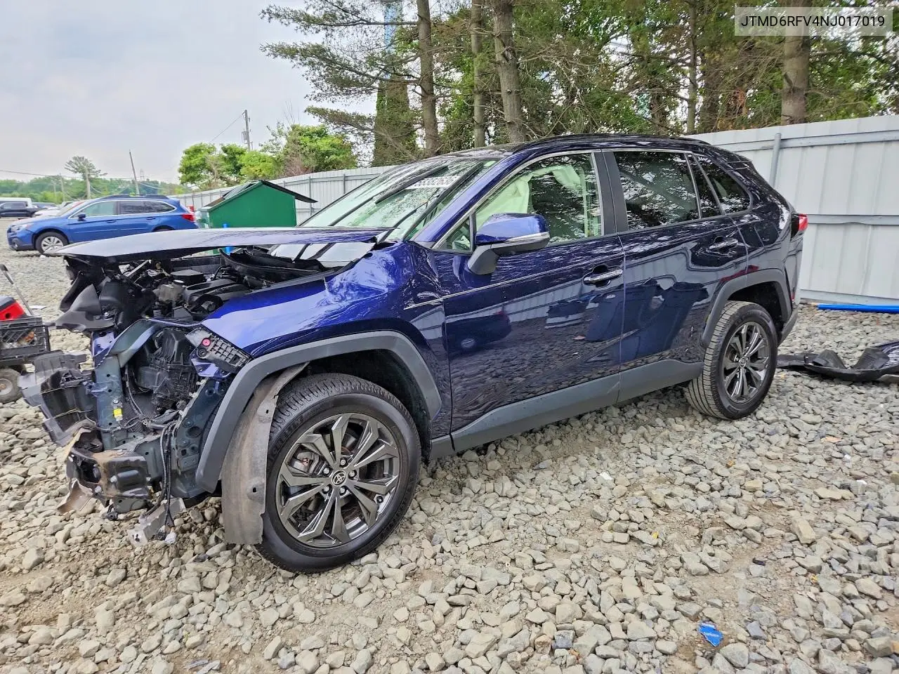 2022 Toyota Rav4 Limited VIN: JTMD6RFV4NJ017019 Lot: 58382636