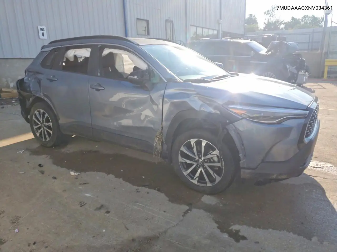 2022 Toyota Corolla Cross Xle VIN: 7MUDAAAGXNV034361 Lot: 58424436