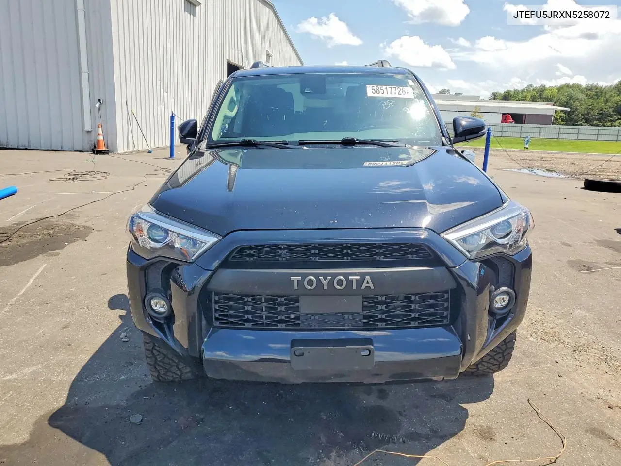 2022 Toyota 4Runner Sr5 Premium VIN: JTEFU5JRXN5258072 Lot: 58517726