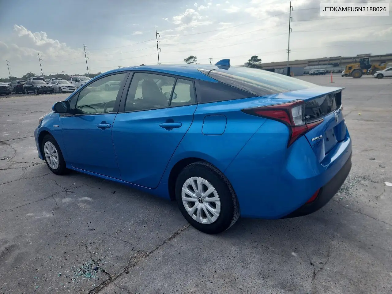 2022 Toyota Prius L Eco VIN: JTDKAMFU5N3188026 Lot: 58930716