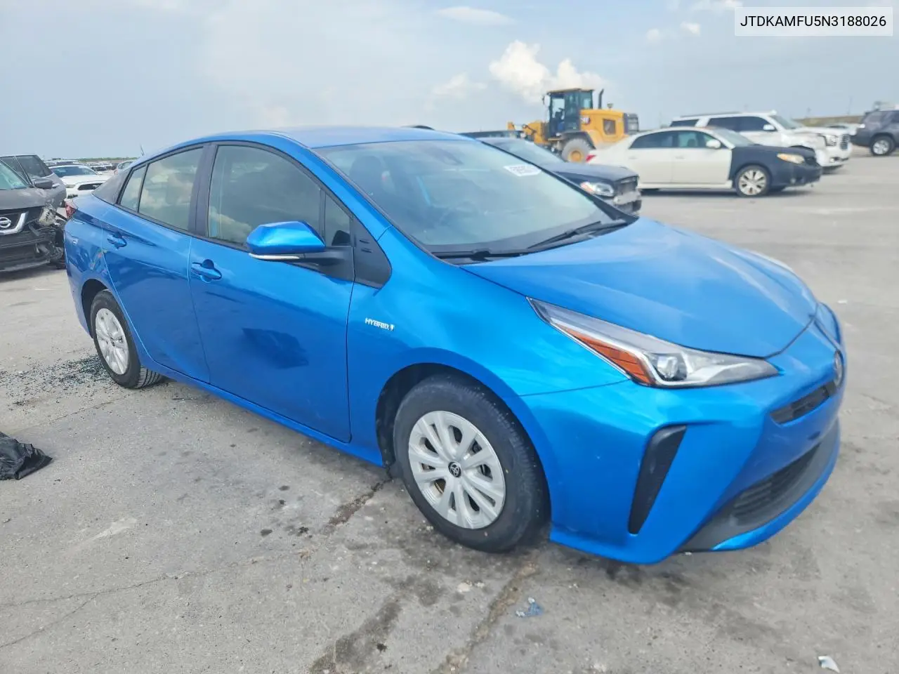 2022 Toyota Prius L Eco VIN: JTDKAMFU5N3188026 Lot: 58930716