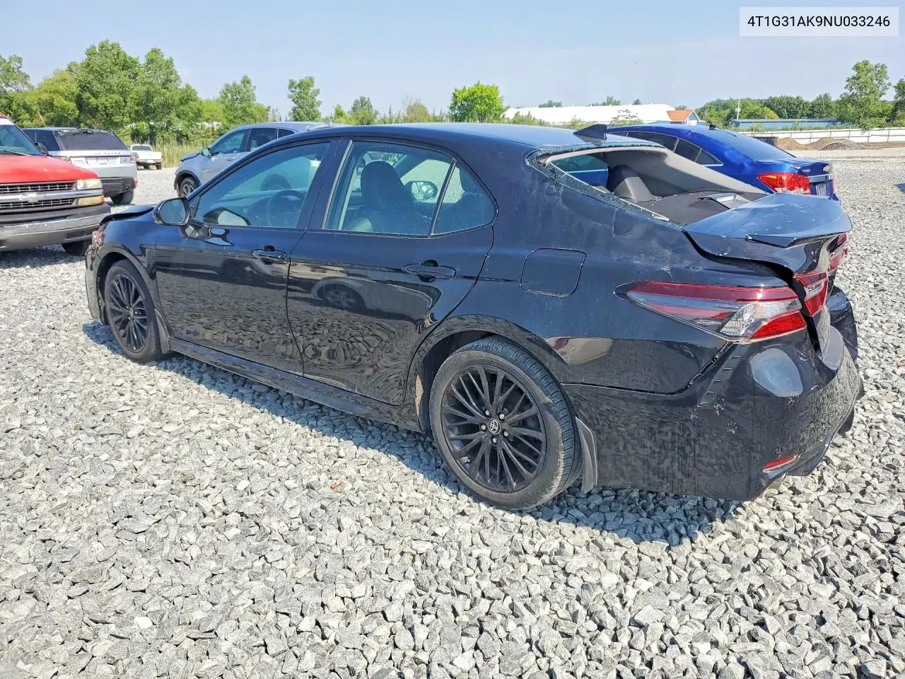 2022 Toyota Camry Hybrid Se Nightshade VIN: 4T1G31AK9NU033246 Lot: 60632556
