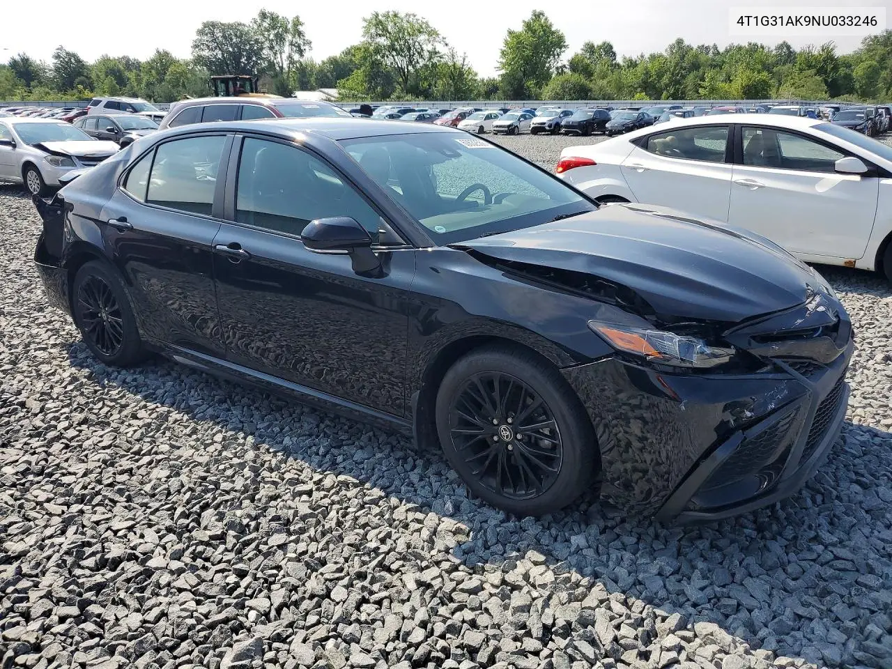 2022 Toyota Camry Hybrid Se Nightshade VIN: 4T1G31AK9NU033246 Lot: 60632556