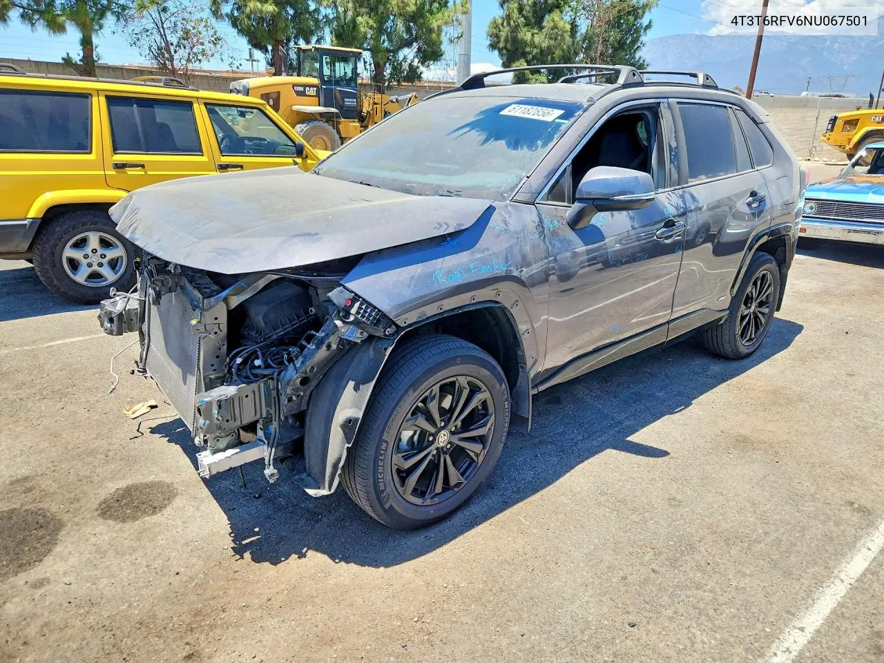 2022 Toyota Rav4 Se VIN: 4T3T6RFV6NU067501 Lot: 61182856