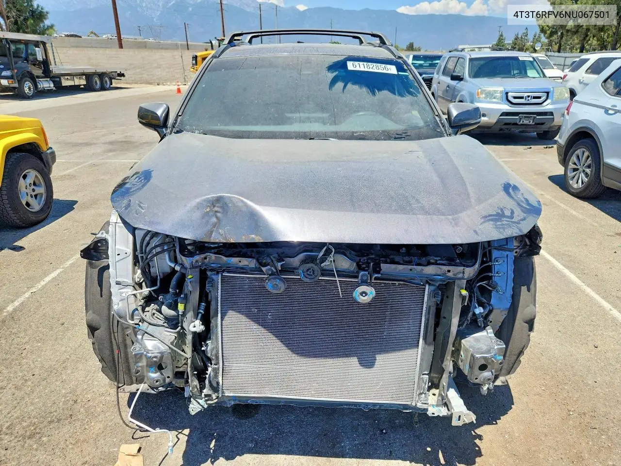2022 Toyota Rav4 Se VIN: 4T3T6RFV6NU067501 Lot: 61182856