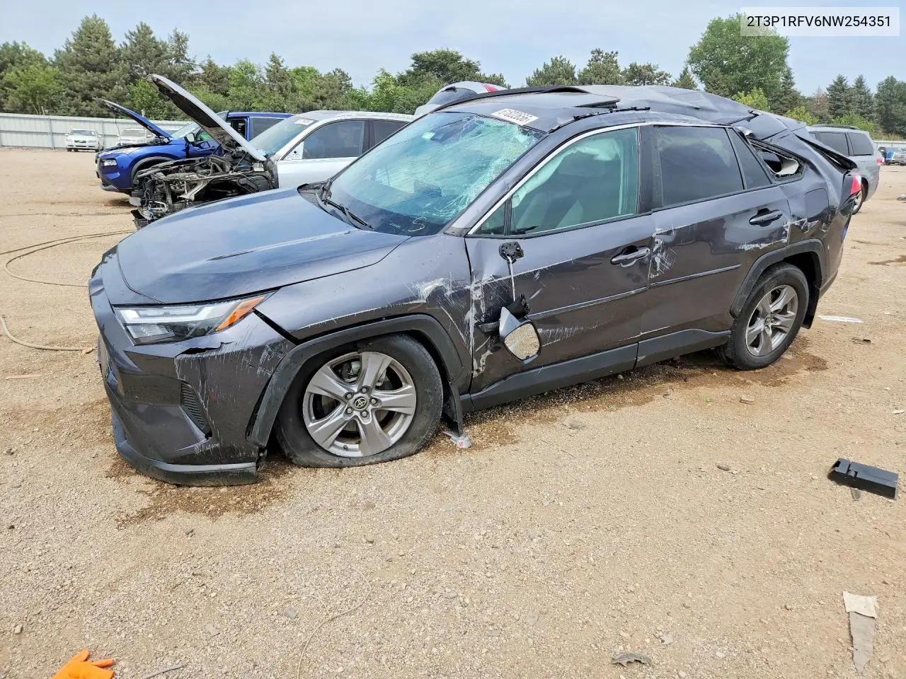 2022 Toyota Rav4 Xle VIN: 2T3P1RFV6NW254351 Lot: 61822656