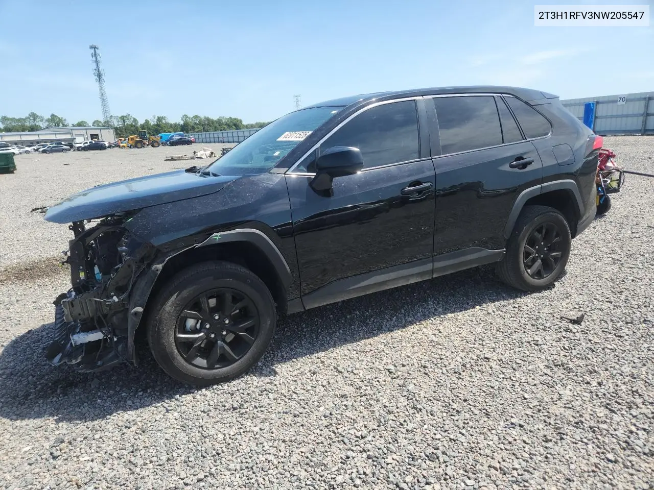 2022 Toyota Rav4 Le VIN: 2T3H1RFV3NW205547 Lot: 62011526