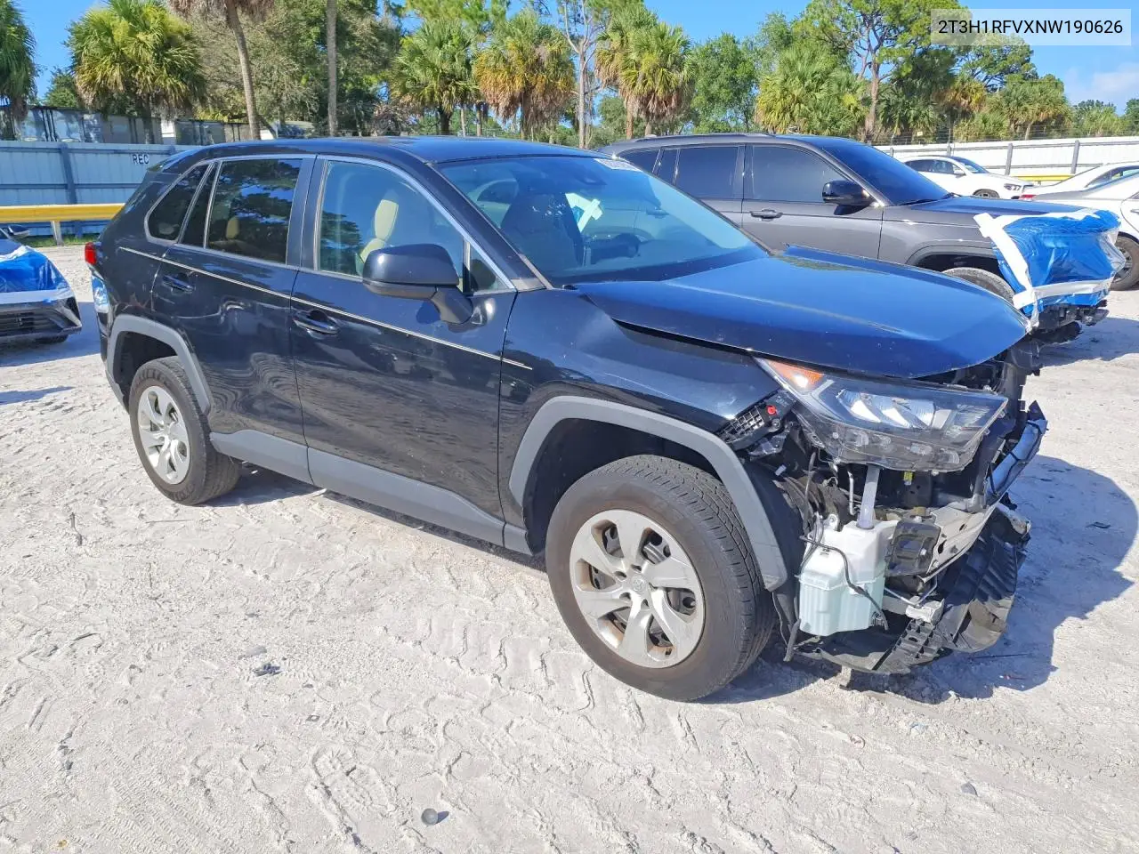 2022 Toyota Rav4 Le VIN: 2T3H1RFVXNW190626 Lot: 62075956