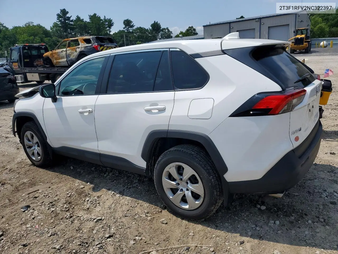 2022 Toyota Rav4 Le VIN: 2T3F1RFV2NC322397 Lot: 62132396