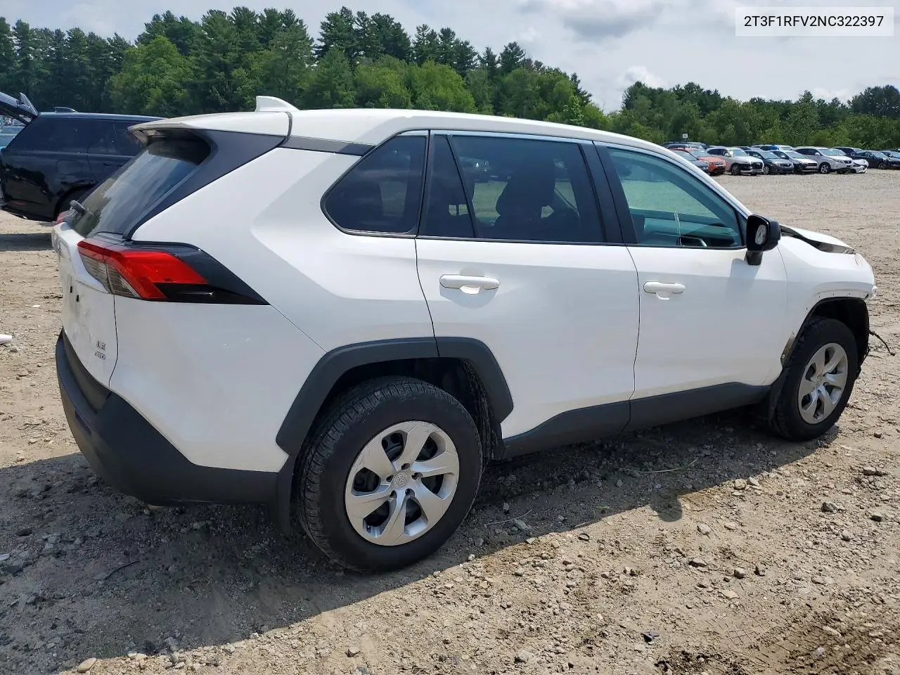 2022 Toyota Rav4 Le VIN: 2T3F1RFV2NC322397 Lot: 62132396
