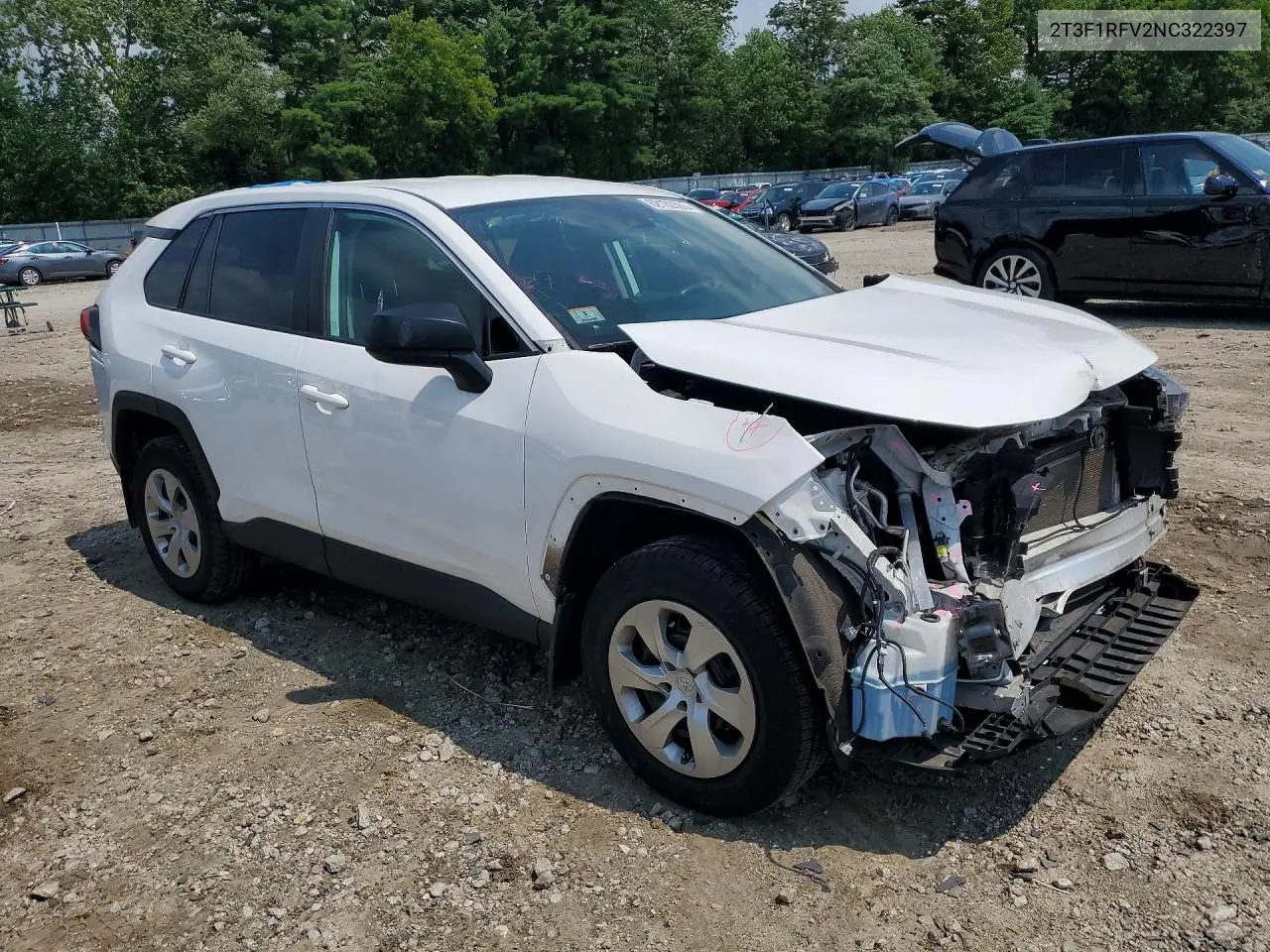 2022 Toyota Rav4 Le VIN: 2T3F1RFV2NC322397 Lot: 62132396