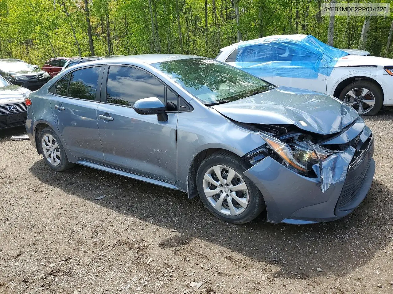 2023 Toyota Corolla Le VIN: 5YFB4MDE2PP014220 Lot: 54945806