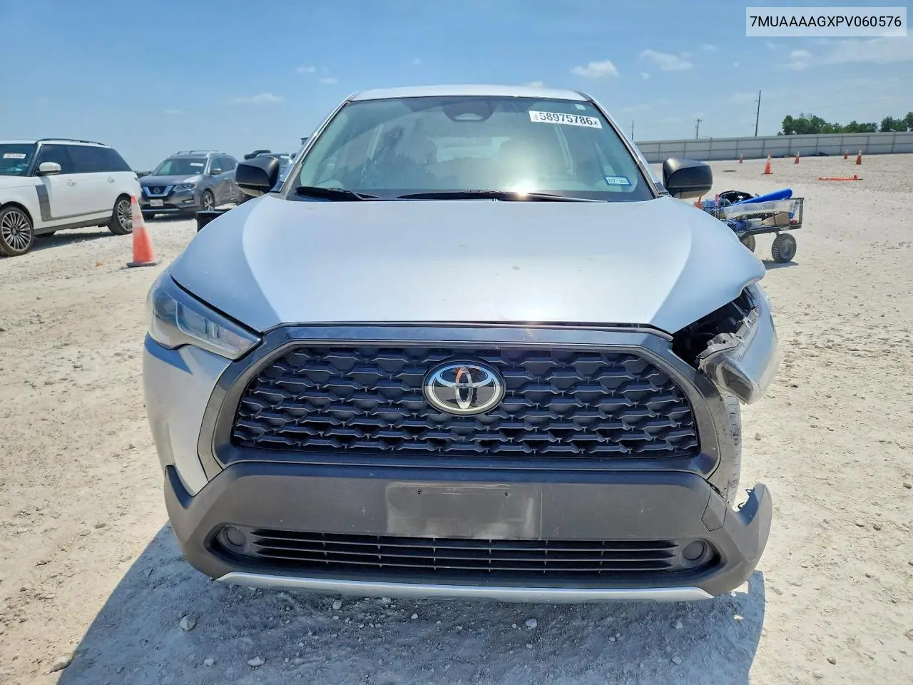 2023 Toyota Corolla Cross L VIN: 7MUAAAAGXPV060576 Lot: 58975786