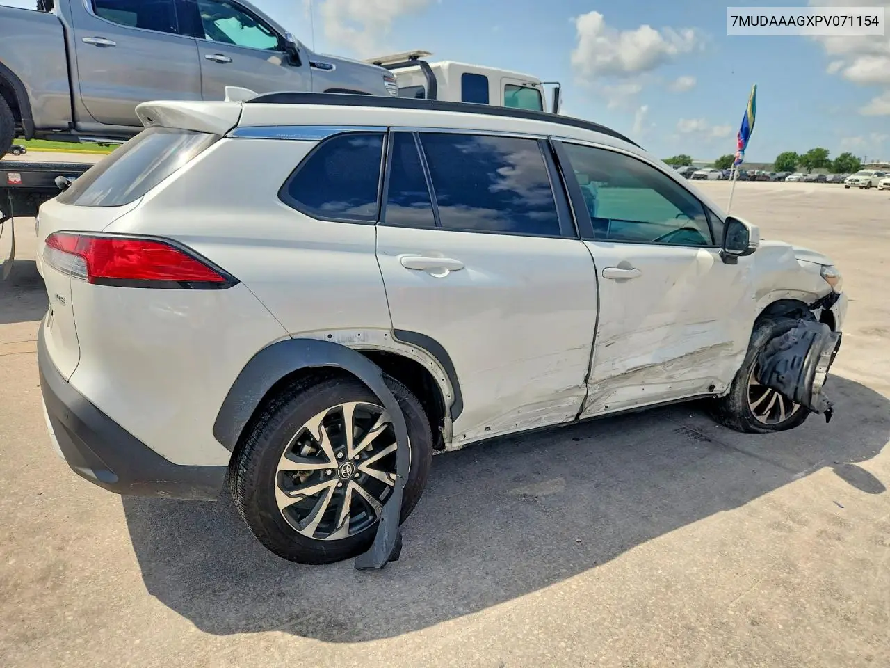 2023 Toyota Corolla Cross Xle VIN: 7MUDAAAGXPV071154 Lot: 59130336