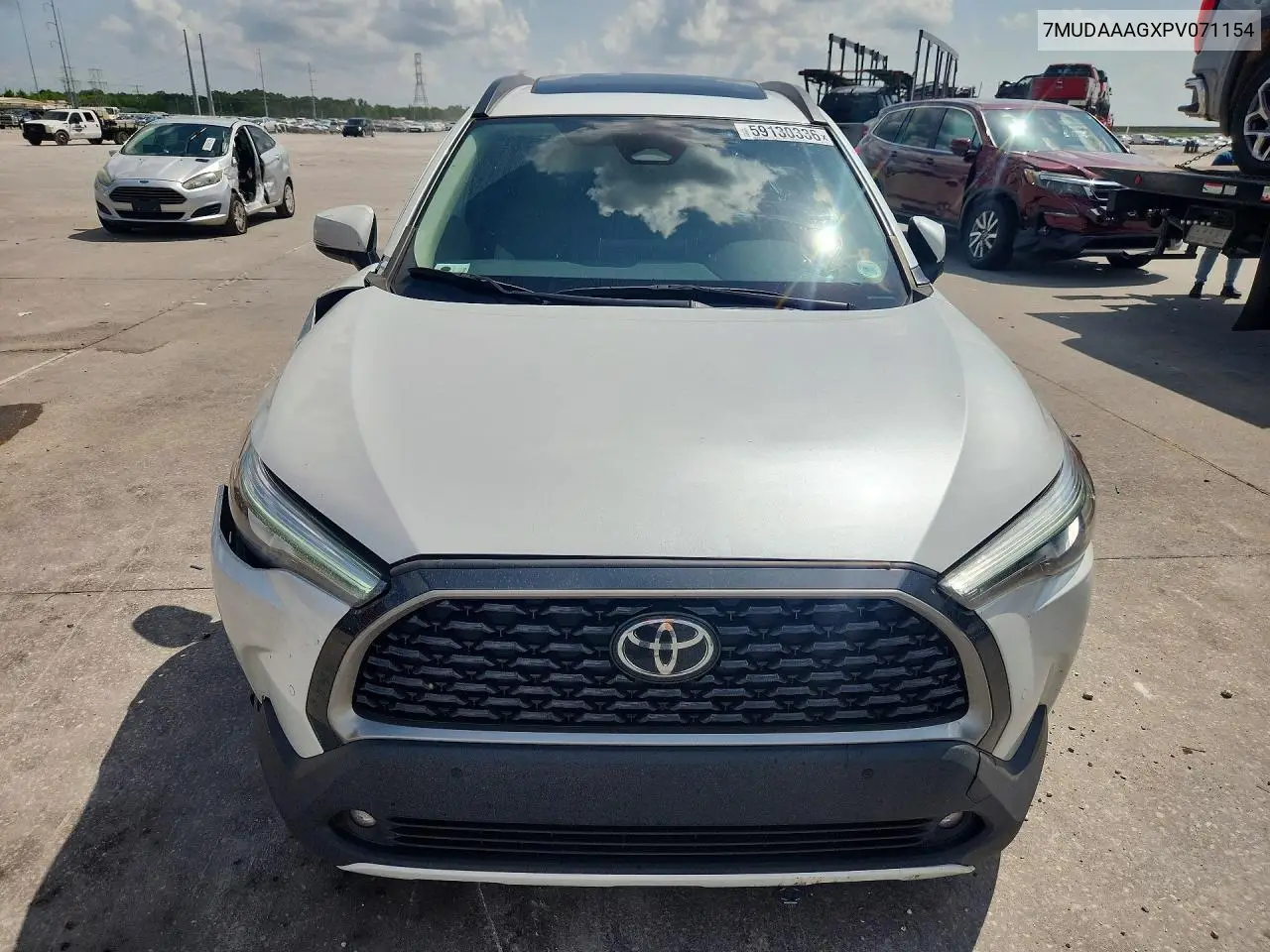 2023 Toyota Corolla Cross Xle VIN: 7MUDAAAGXPV071154 Lot: 59130336
