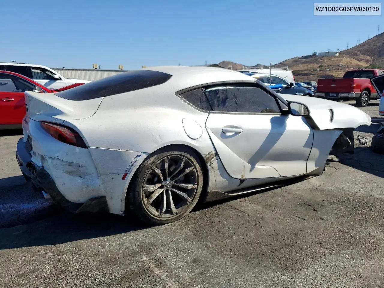 2023 Toyota Gr Supra 2.0 VIN: WZ1DB2G06PW060130 Lot: 60434956