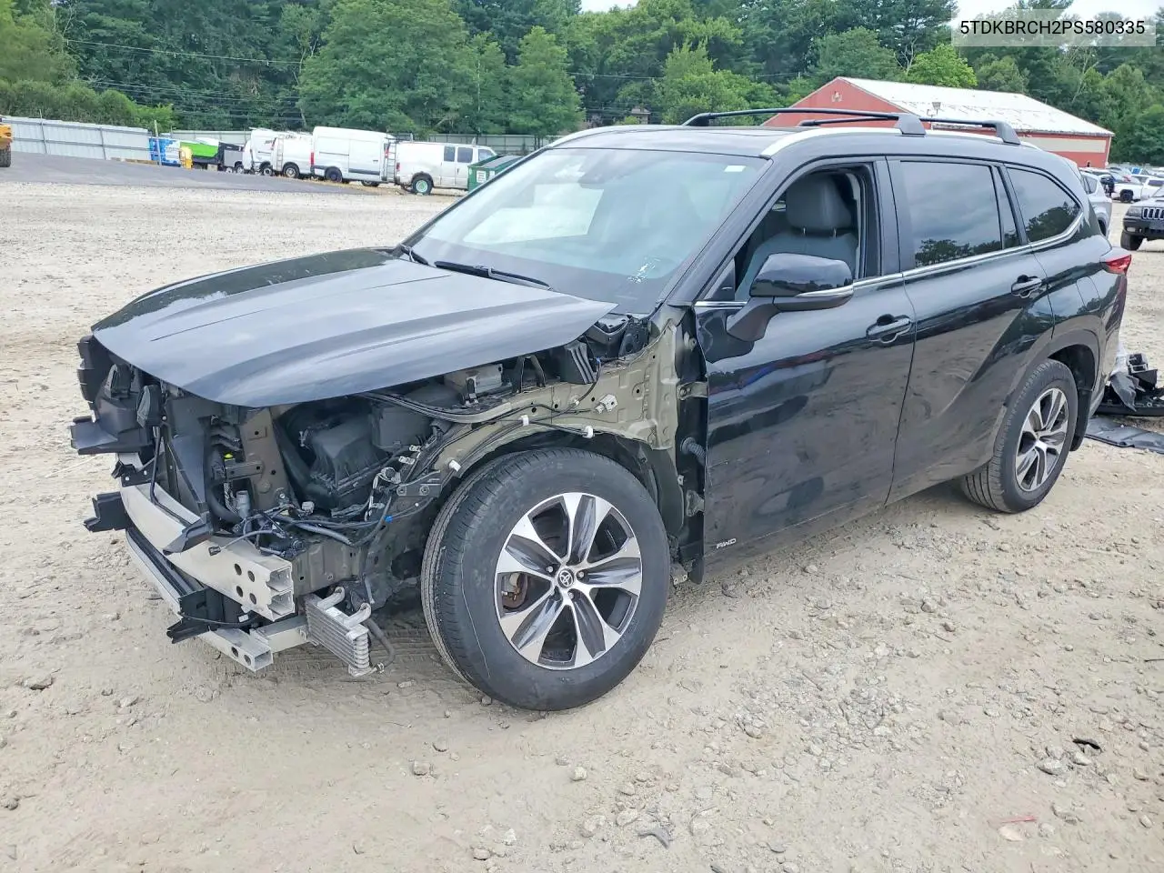 2023 Toyota Highlander Hybrid Xle VIN: 5TDKBRCH2PS580335 Lot: 61583526