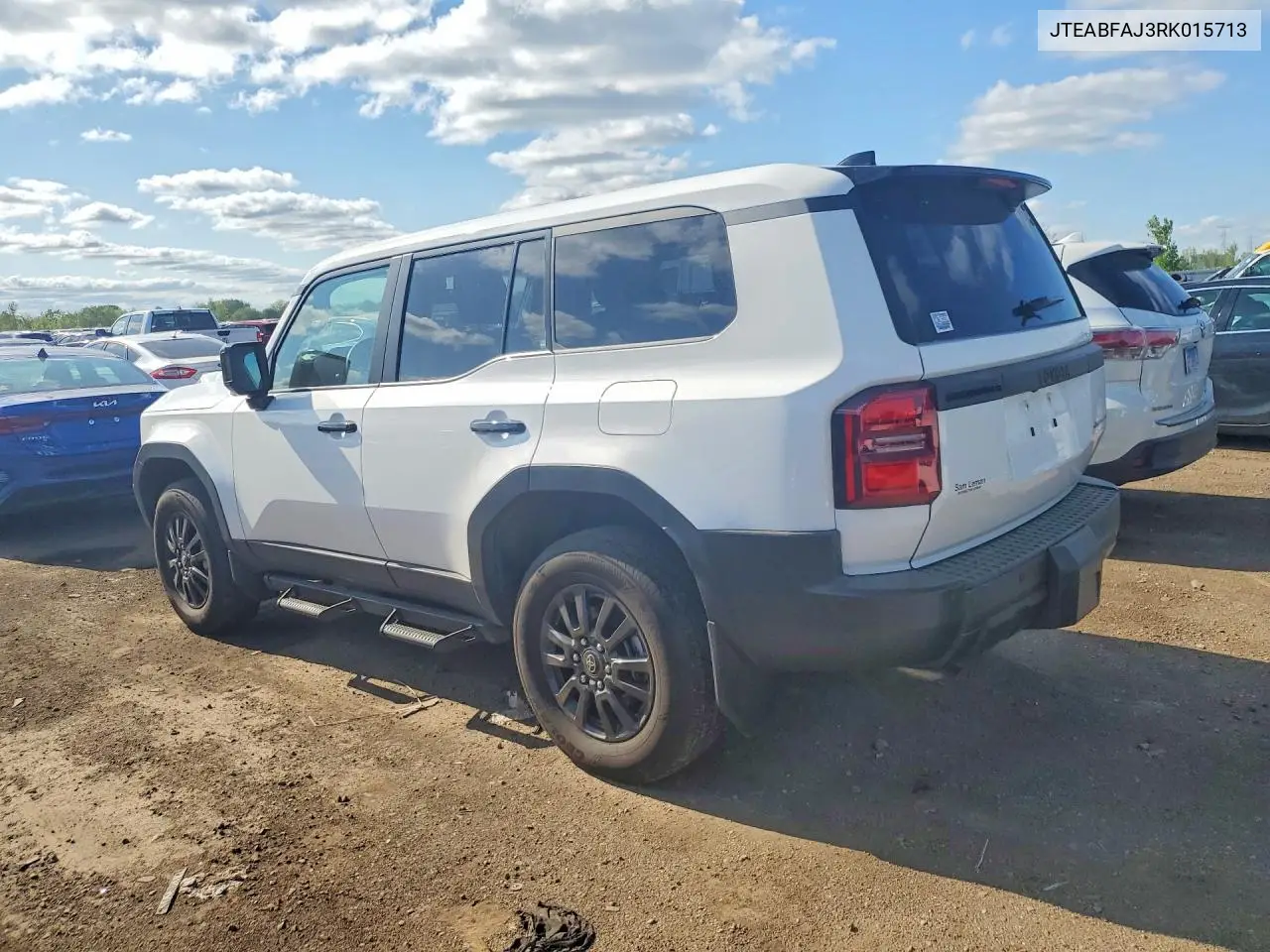 2024 Toyota Land Cruiser 1958 VIN: JTEABFAJ3RK015713 Lot: 52927296