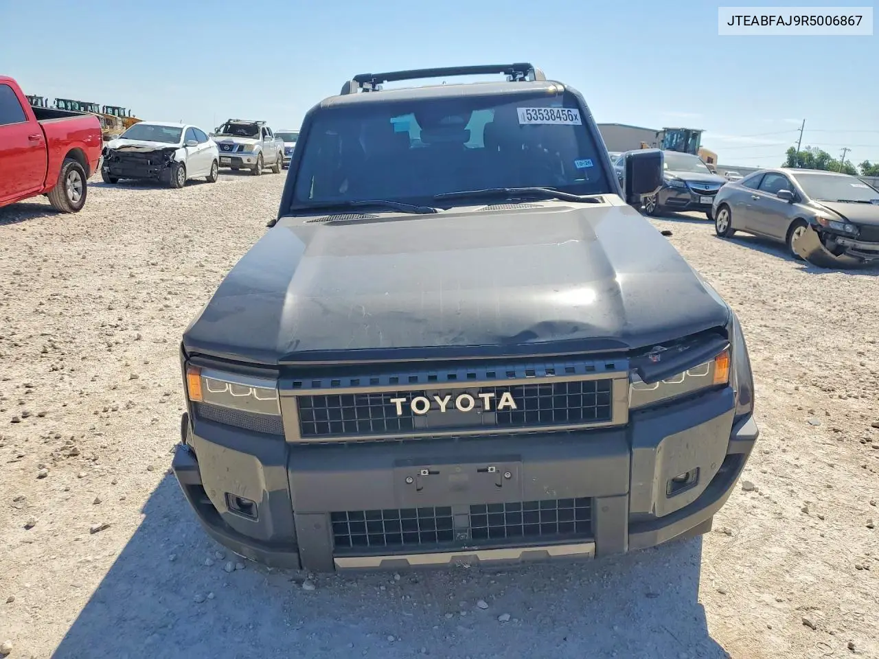 2024 Toyota Land Cruiser Base VIN: JTEABFAJ9R5006867 Lot: 53538456