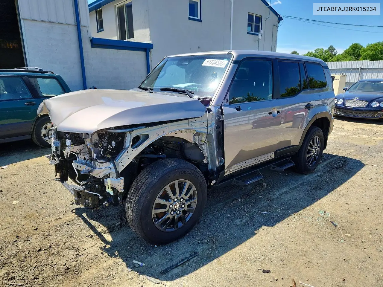 2024 Toyota Land Cruiser 1958 VIN: JTEABFAJ2RK015234 Lot: 53734386