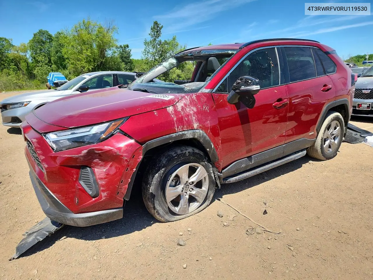 2024 Toyota Rav4 Hybrid Xle VIN: 4T3RWRFV0RU119530 Lot: 55166086