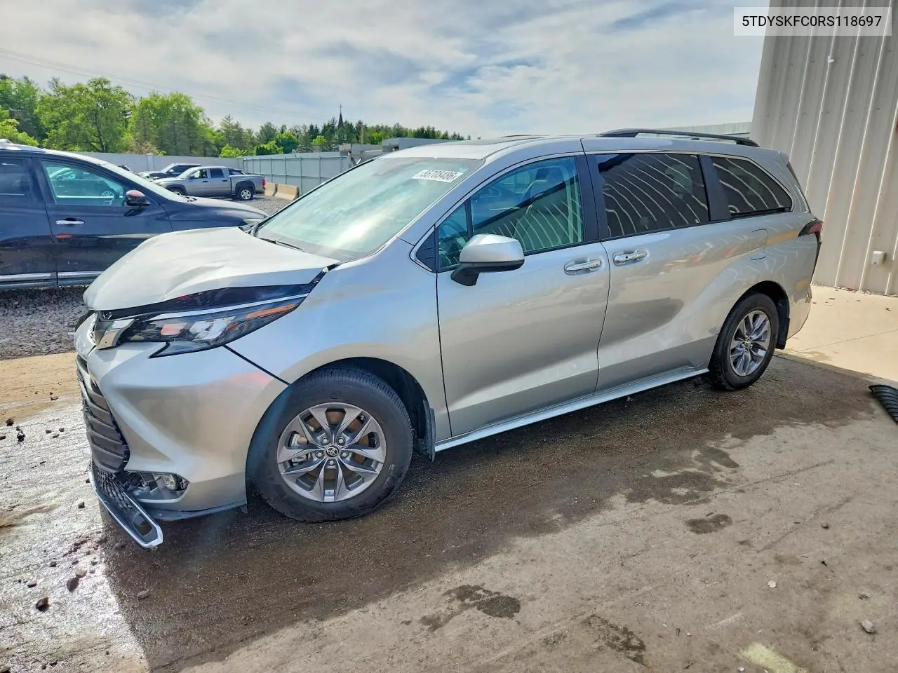 2024 Toyota Sienna Xle 7-Passenger VIN: 5TDYSKFC0RS118697 Lot: 55705486