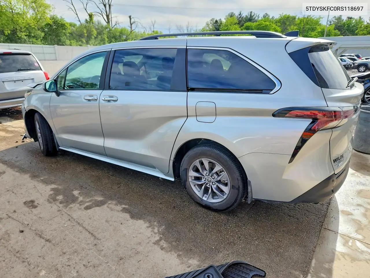 2024 Toyota Sienna Xle 7-Passenger VIN: 5TDYSKFC0RS118697 Lot: 55705486