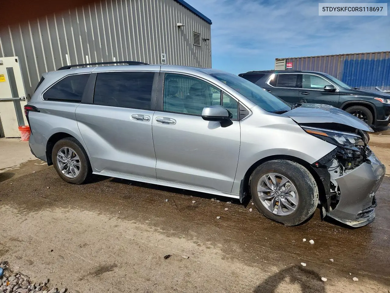 2024 Toyota Sienna Xle 7-Passenger VIN: 5TDYSKFC0RS118697 Lot: 55705486