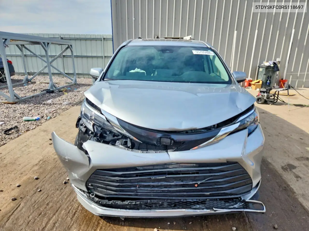 2024 Toyota Sienna Xle 7-Passenger VIN: 5TDYSKFC0RS118697 Lot: 55705486