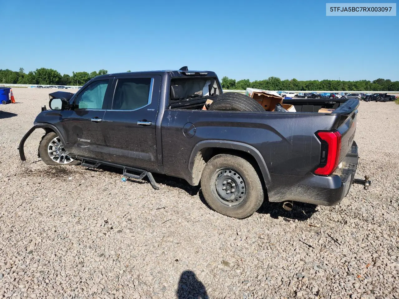 2024 Toyota Tundra Crewmax Limited VIN: 5TFJA5BC7RX003097 Lot: 55907806