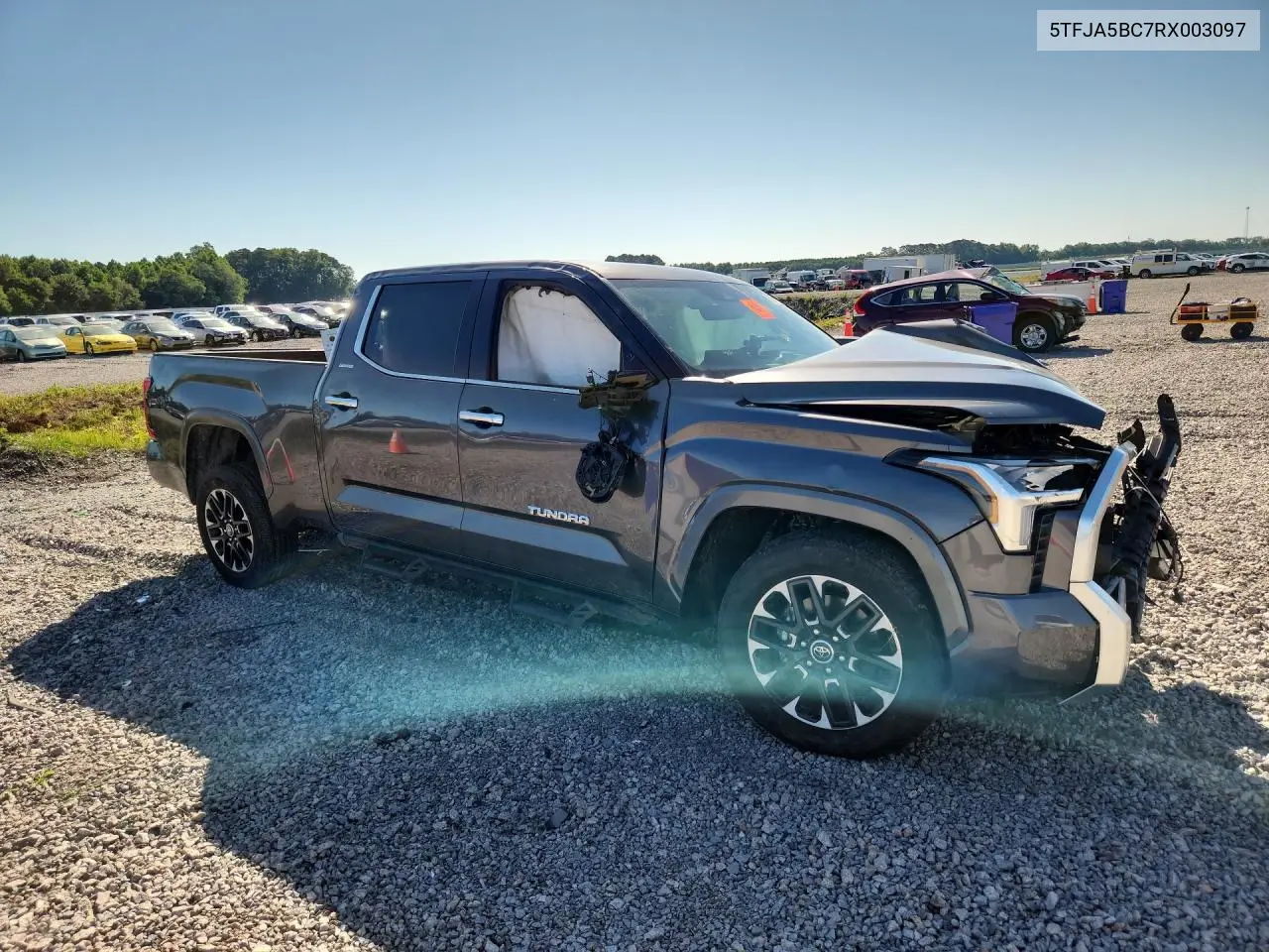2024 Toyota Tundra Crewmax Limited VIN: 5TFJA5BC7RX003097 Lot: 55907806