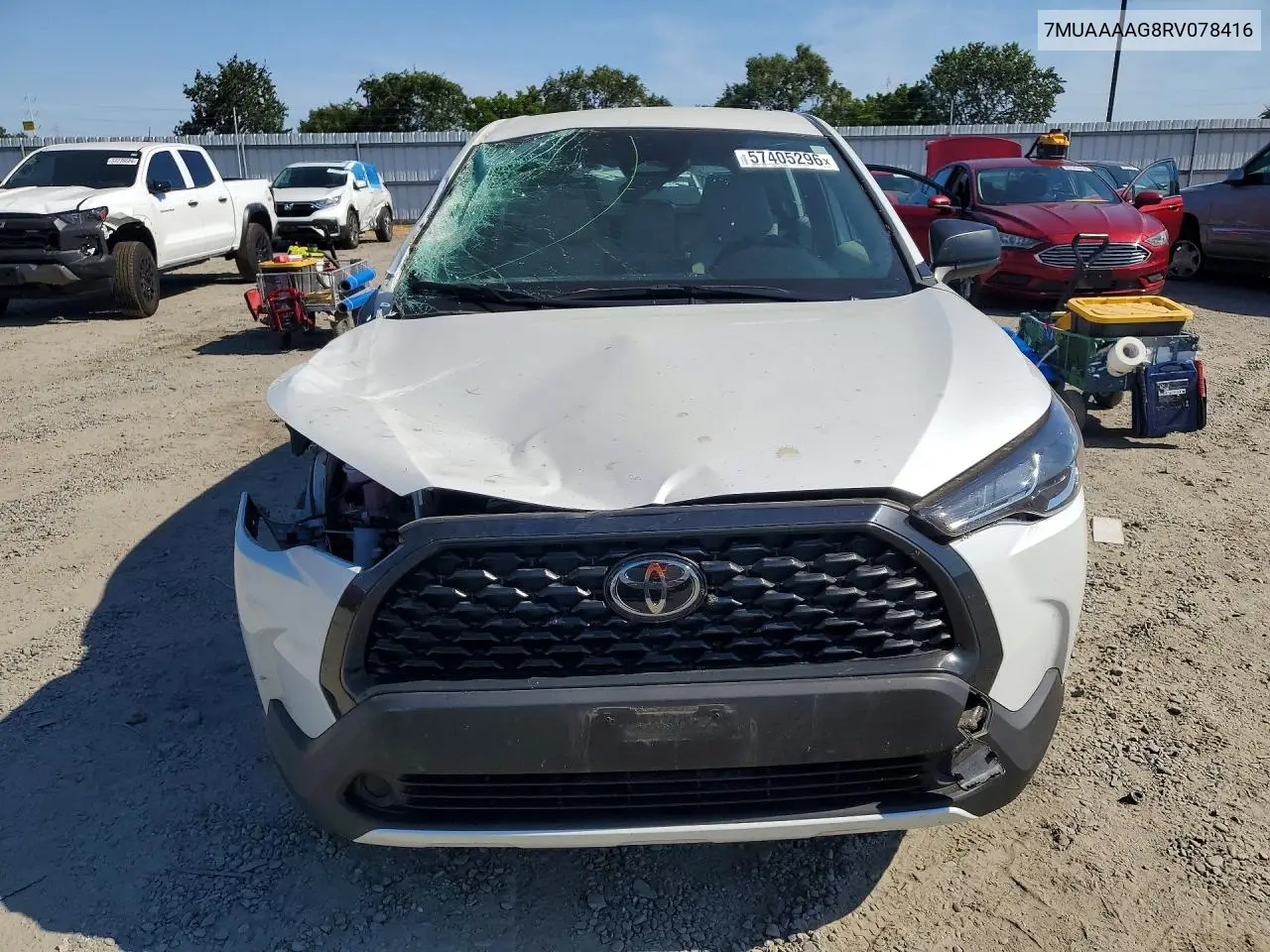 2024 Toyota Corolla Cross L VIN: 7MUAAAAG8RV078416 Lot: 57405296