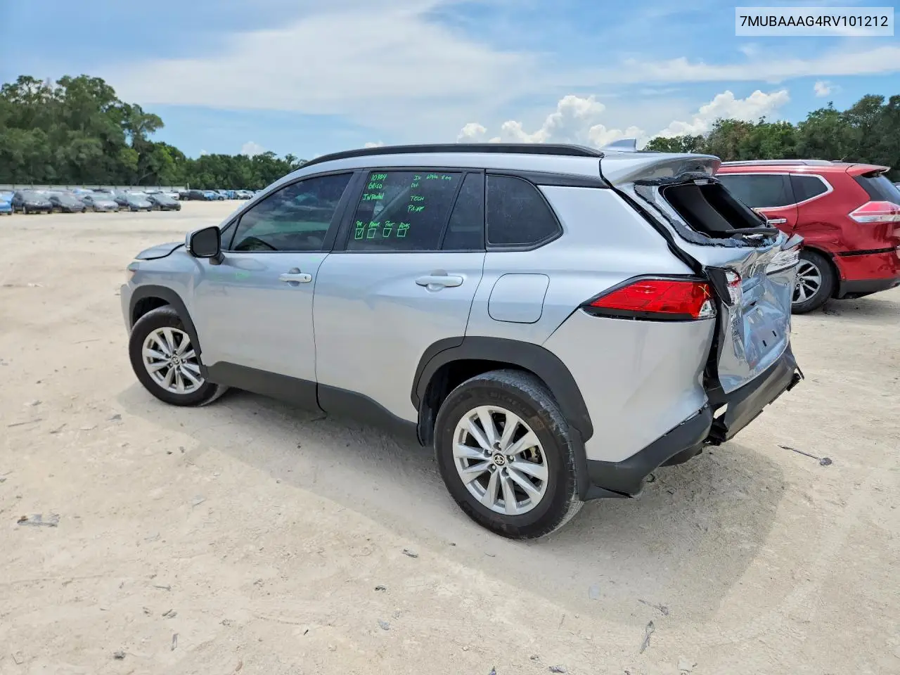 2024 Toyota Corolla Cross Le VIN: 7MUBAAAG4RV101212 Lot: 58947766