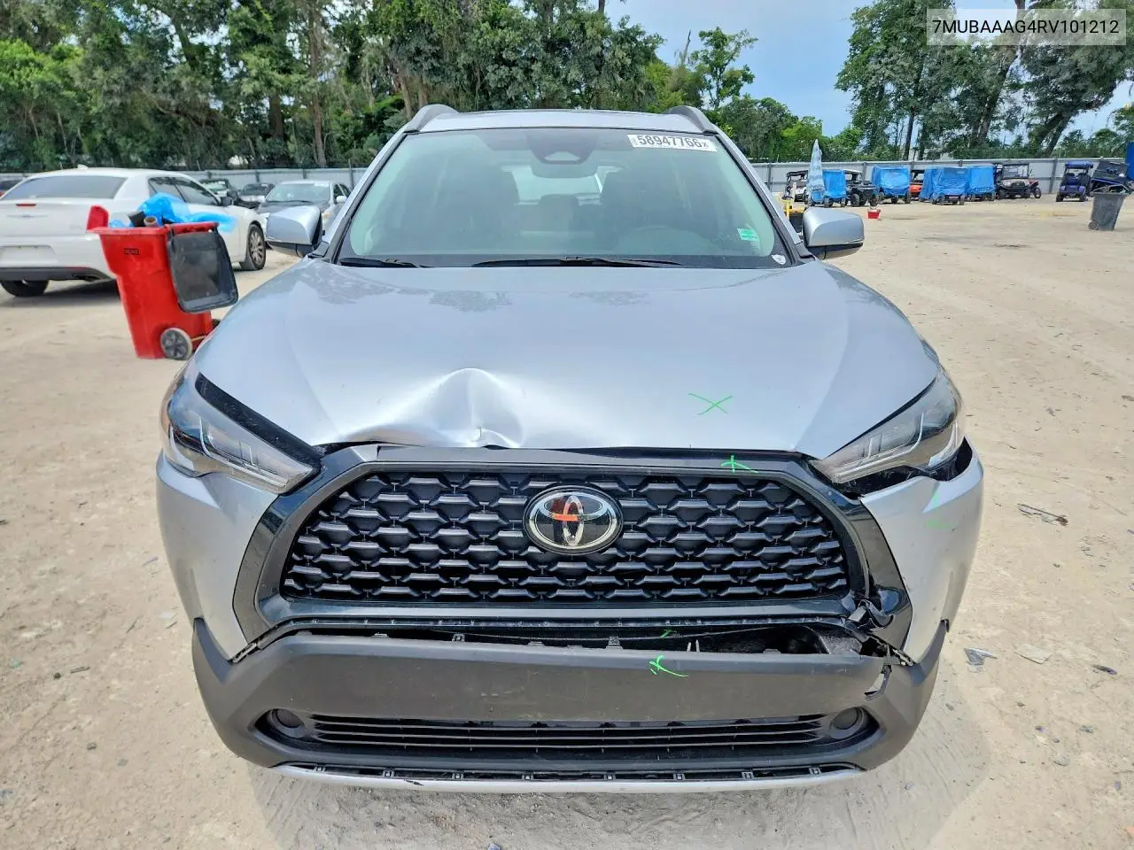 2024 Toyota Corolla Cross Le VIN: 7MUBAAAG4RV101212 Lot: 58947766