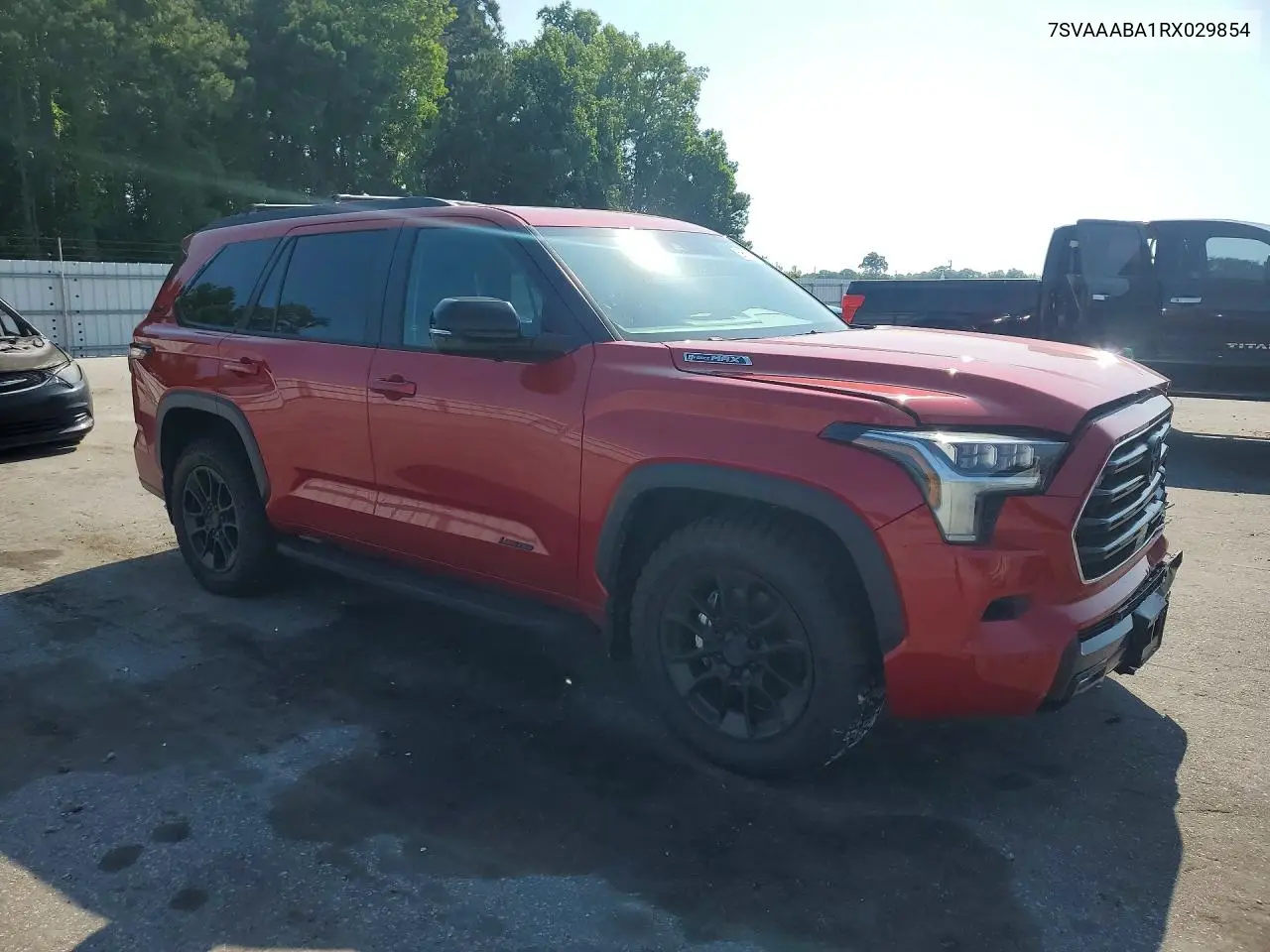 2024 Toyota Sequoia Limited VIN: 7SVAAABA1RX029854 Lot: 59687886