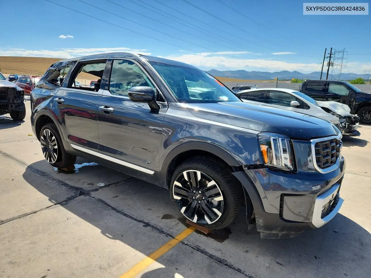 2024 Kia Telluride Sx VIN: 5XYP5DGC3RG424836 Lot: 60472586