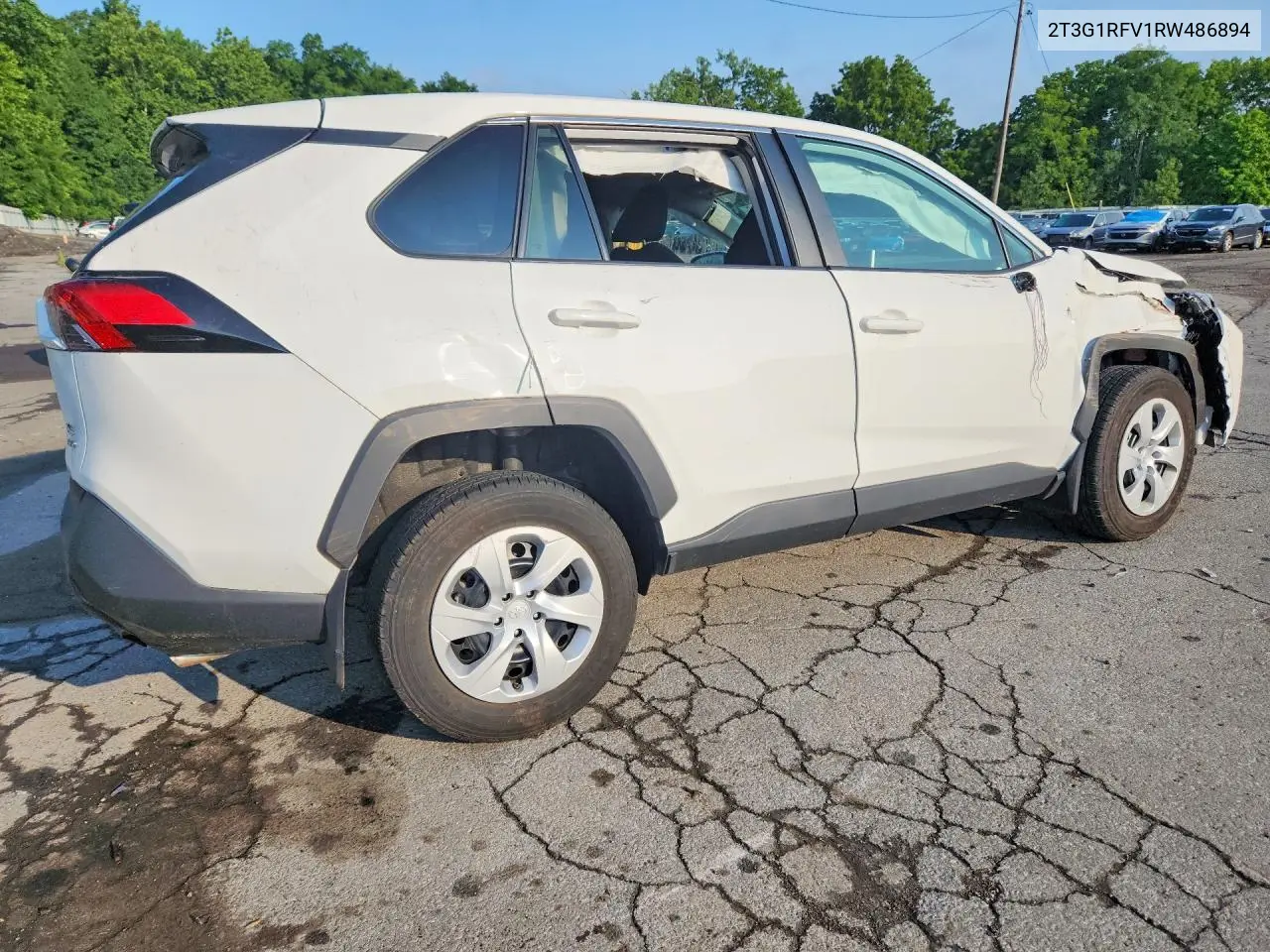 2024 Toyota Rav4 Le VIN: 2T3G1RFV1RW486894 Lot: 60482506