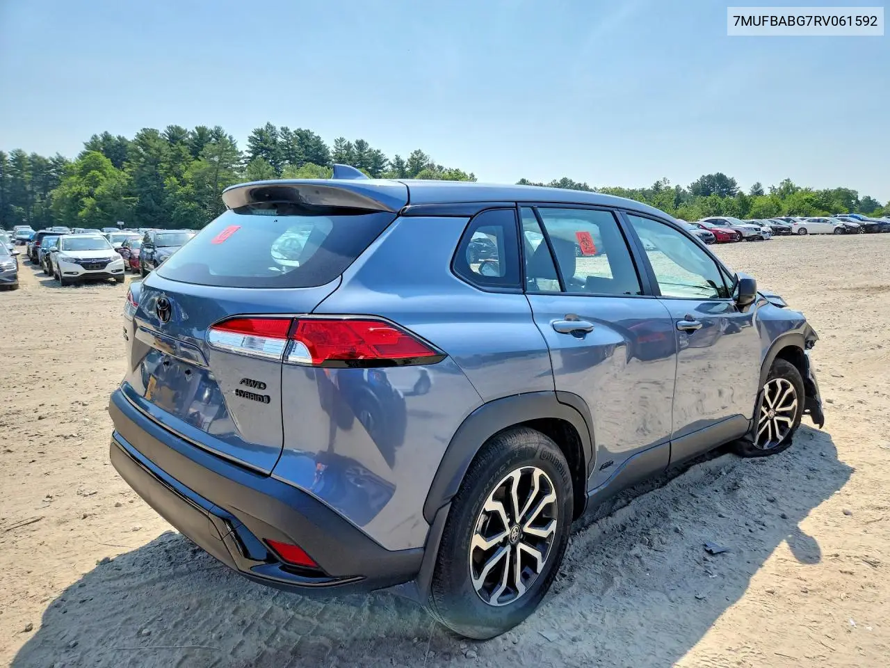 2024 Toyota Corolla Cross Hybrid S VIN: 7MUFBABG7RV061592 Lot: 85605965