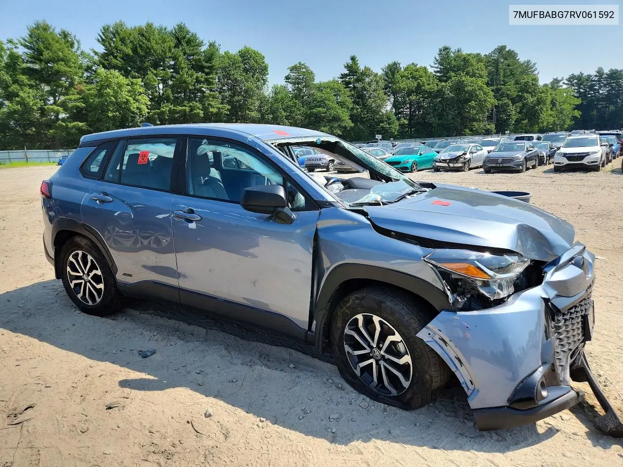 2024 Toyota Corolla Cross Hybrid S VIN: 7MUFBABG7RV061592 Lot: 85605965