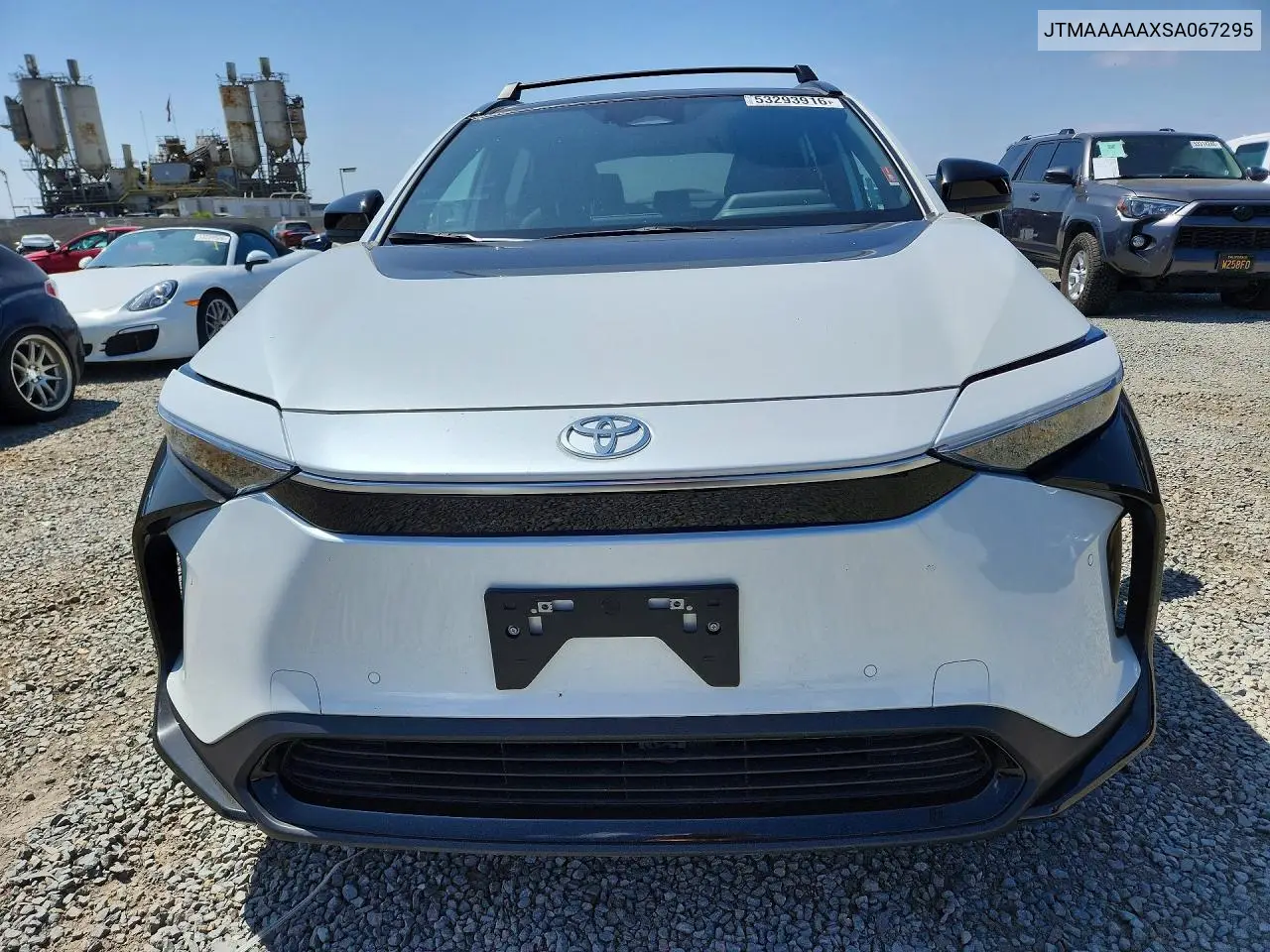 2025 Toyota Bz4X Xle VIN: JTMAAAAAXSA067295 Lot: 53293916
