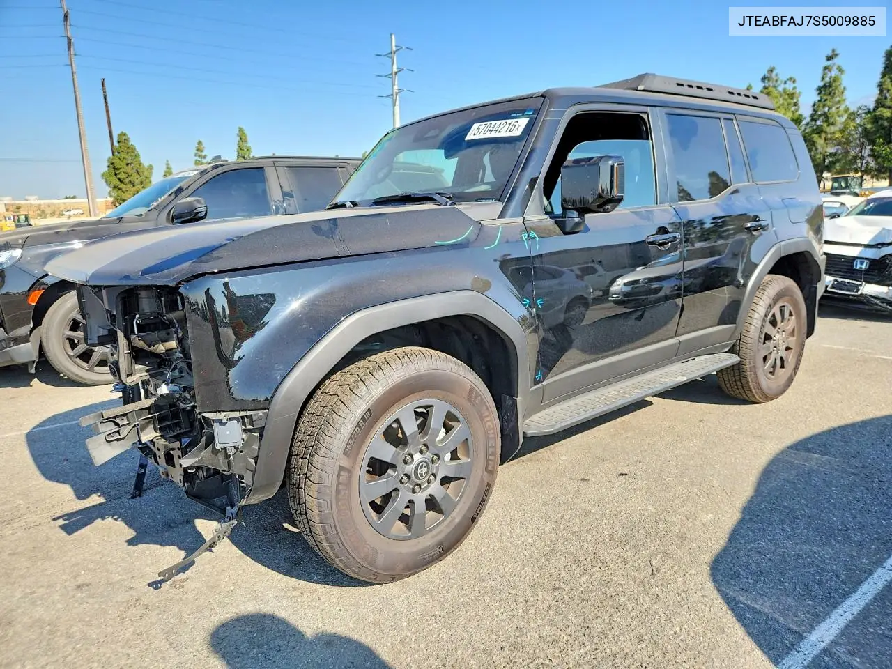 2025 Toyota Land Cruiser Base VIN: JTEABFAJ7S5009885 Lot: 57044216