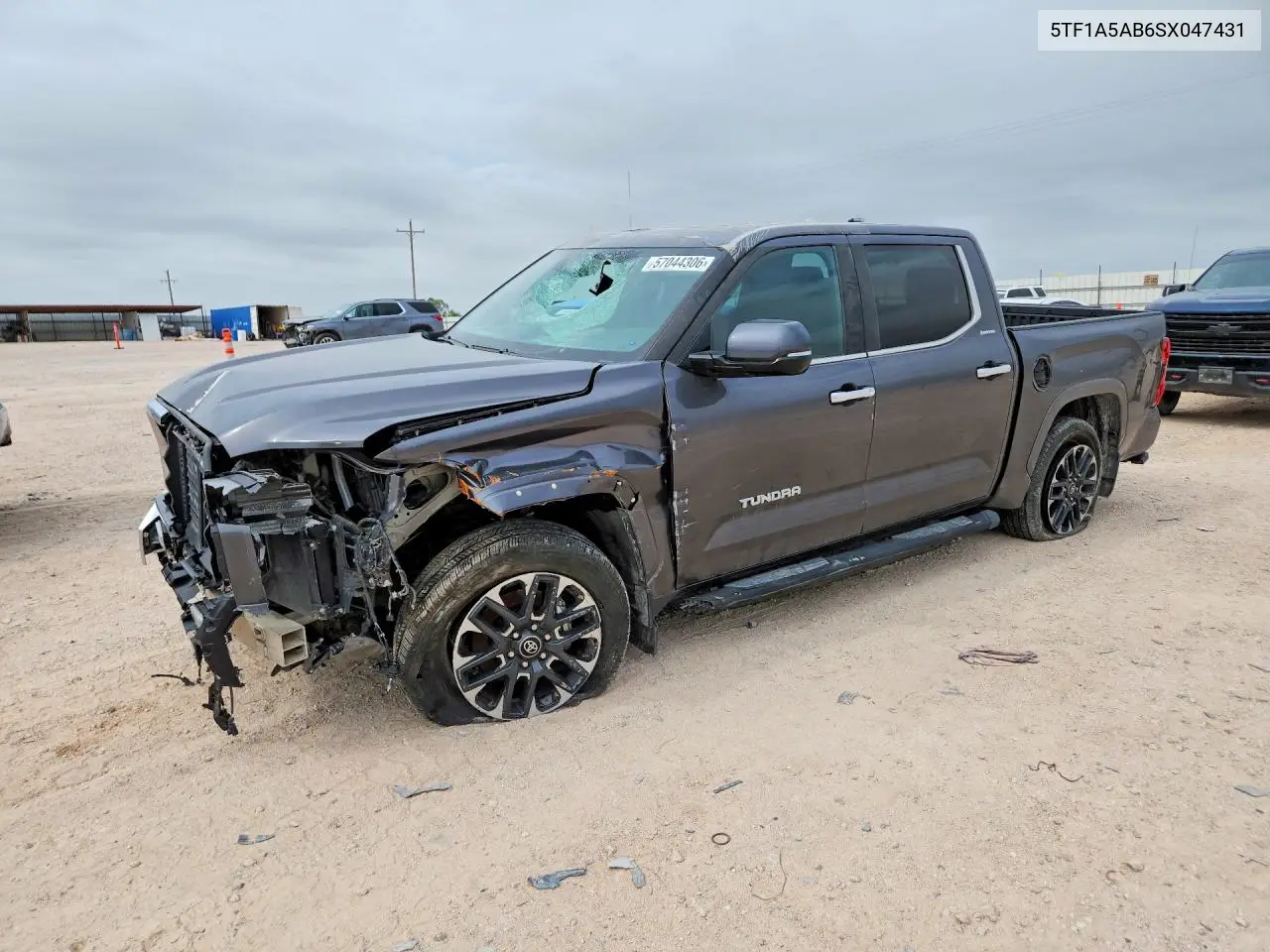 2025 Toyota Tundra Crewmax Limited VIN: 5TF1A5AB6SX047431 Lot: 57044306